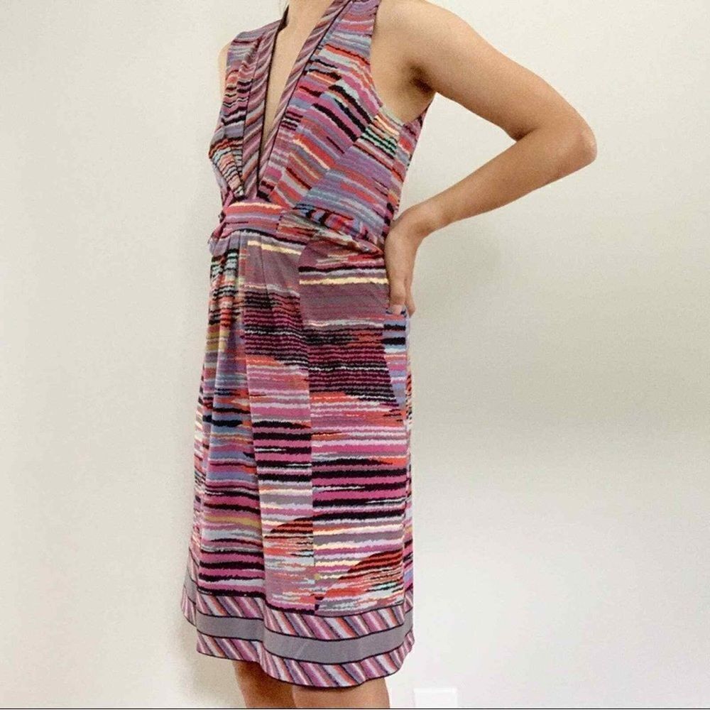 BCBGMAXAZRIA Striped Dress